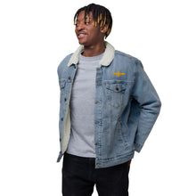 Load image into Gallery viewer, Unisex denim sherpa jacket