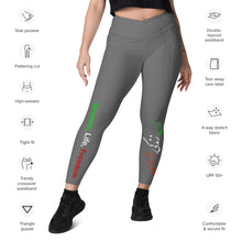 Load image into Gallery viewer, Crossover leggings with pockets
