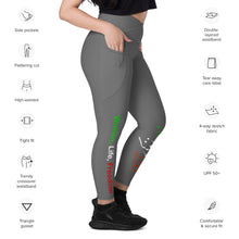 Load image into Gallery viewer, Crossover leggings with pockets
