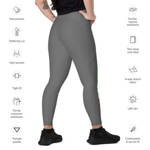 Load image into Gallery viewer, Crossover leggings with pockets
