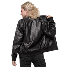 Load image into Gallery viewer, Leather Bomber Jacket
