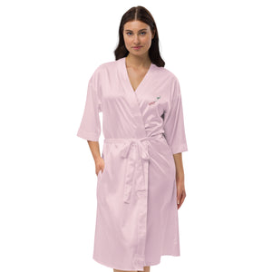 Satin robe